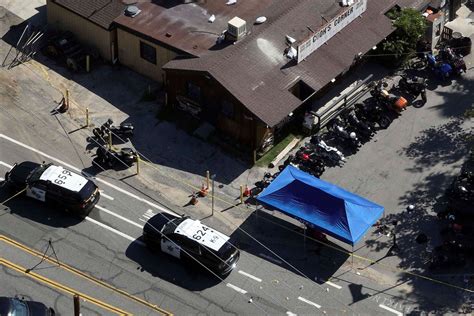 Gunfire at a California biker bar kills 3 people, plus shooter, and wounds 5 others